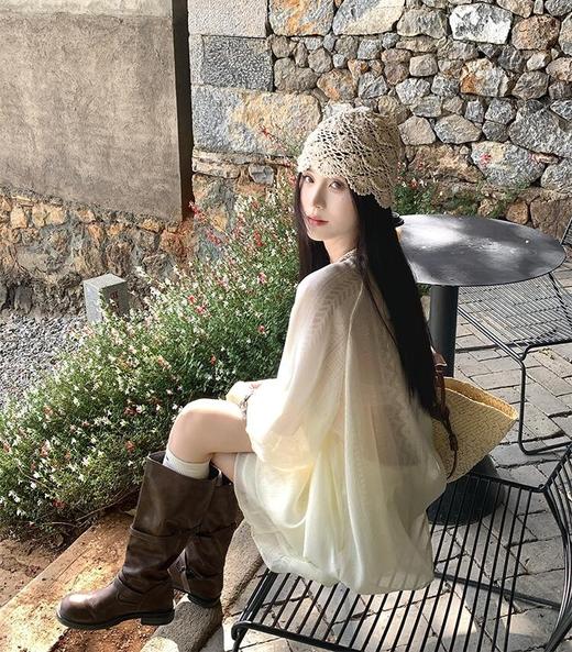 ✨真的很难拒绝波西米亚风啊巨出片❗ 【天丝波西米亚度假风套装】整套版型宽松，遮胯显瘦，妥妥的梨形身材救星！ 商品图3