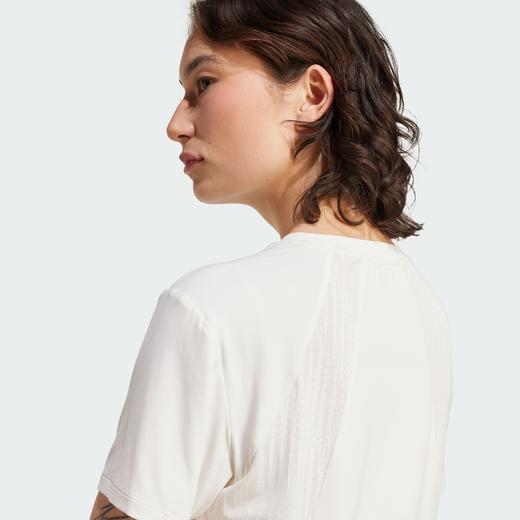 Adidas阿迪达斯INTENSITY SHORT SLEEVE T-SHIRT 那尔那茜同款凉感透气运动健身短袖T恤「冰风TEE」JZ6282 商品图2