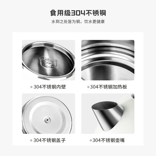 山水（SANSUI）1.7L电热水壶YY-S1831 商品图6