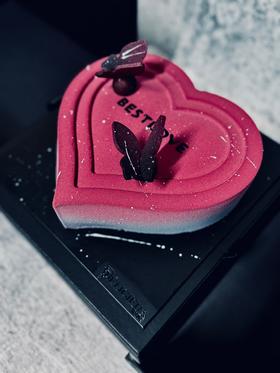 阶梯爱心慕斯（带礼盒包装）