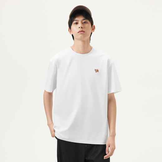 gxg.jeans男装  多色卡通刺绣简约宽松圆领短袖T恤男 25年夏热卖 商品图2