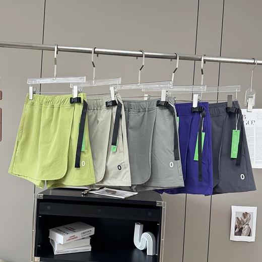 F288素然同款2025夏季松紧高腰卡扣调节防走光A字裙裤休闲运动裤裙 商品图0