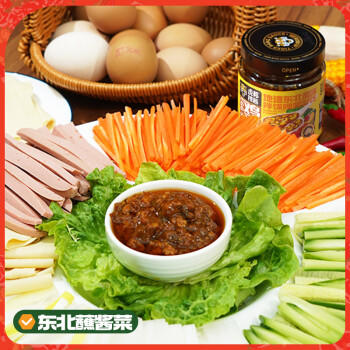 虎邦X京觅联名东北大花袄礼盒400g下饭菜饭包东北鸡蛋酸菜猪肉酱拌面 /粮油调味 /调味品 /中式酱料 商品图2