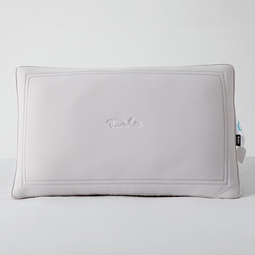 多喜爱 清氧柔肤两用枕 （柔粉/雅灰）【双感两用】【双芯设计】【A类标准】【精美包边】【极简绣花】科学承托 多维透气 可水洗 超蓬松久睡不易塌陷 立高设计 商品图3