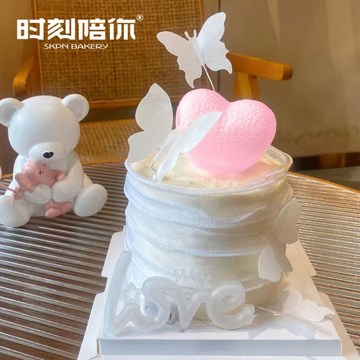 【520专属】爱你的心 表白女神生日蛋糕 商品图0