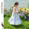 littletime女童连衣裙2025夏新款儿童洋气时尚印花无袖背心公主裙 商品缩略图2