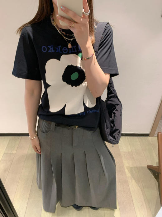 芬兰品牌【Unikko游霓可印花】亚洲限定系列Marimek*ko短袖T恤 商品图4