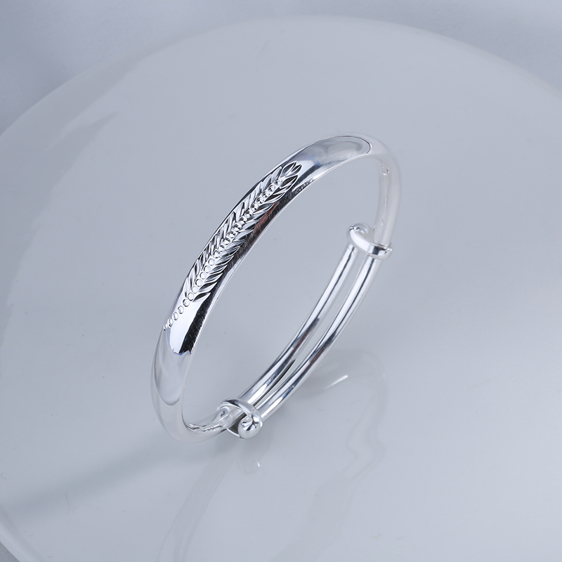 【宏艺珠宝】穗穗平安·足银手镯