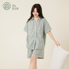 优选丨宜色家睡衣女夏季新款A类100%纯棉舒适短袖短裤情侣家居服套装 723 商品缩略图2