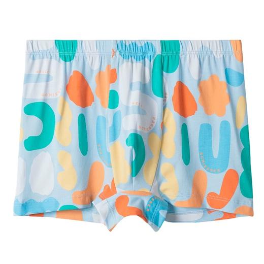 【抽象几何棉莫】SCHIESSER德国舒雅儿童春夏新款棉莫男童抽象几何系列平角小裤3B/24314T 商品图6