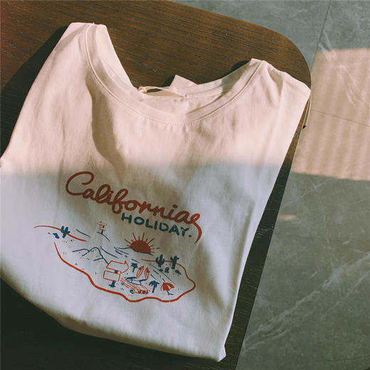 出口转内销🔥韩国订单 【新升级透气纯棉💯印花T恤】  🔥⁡比普通款更具吸睛效果，‪灵动趣味更出片 版型包容藏肉⚠秒变纸片人 商品图5