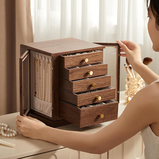 初心| 多功能旋转首饰盒大容量 商品图1