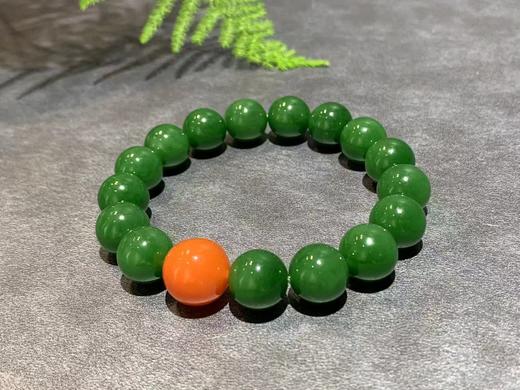 【御珠宫坊·传承系列】碧玉手串 商品图1