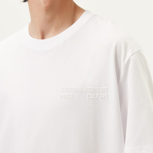 gxg.jeans男装 25年夏季热卖简约字母钢印宽松圆领男式T恤男短袖 商品图4