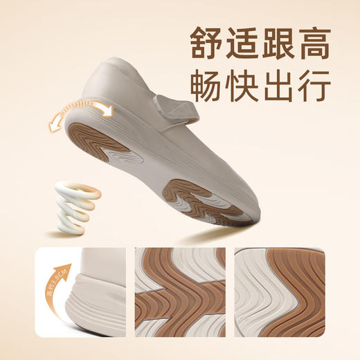 【母亲节礼物】信诺妈妈鞋2025新款夏季软底单鞋中老年真皮女鞋子X5C062-17 商品图2