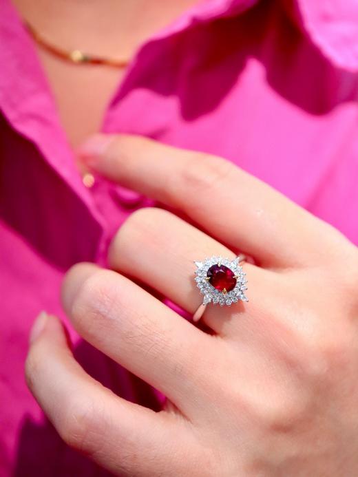 1.03ct刻面红宝石戒指 商品图4