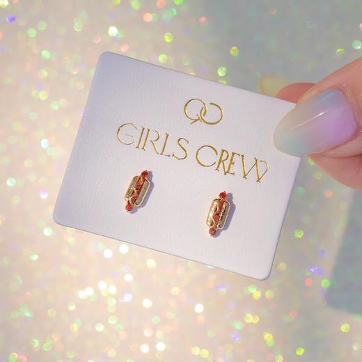 订购6周到｜Girls Crew-Hot Dog-金色 热狗 耳钉［美国设计师］ 商品图2