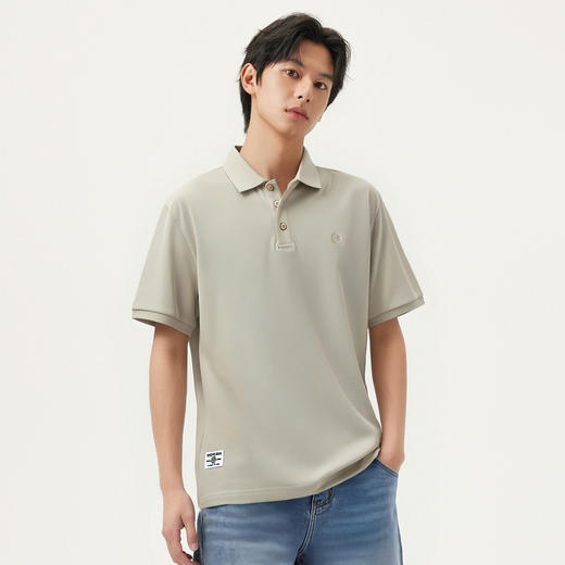 gxg.jeans男装 多色小标刺绣简约休闲翻领短袖polo衫 25年夏热卖 商品图2