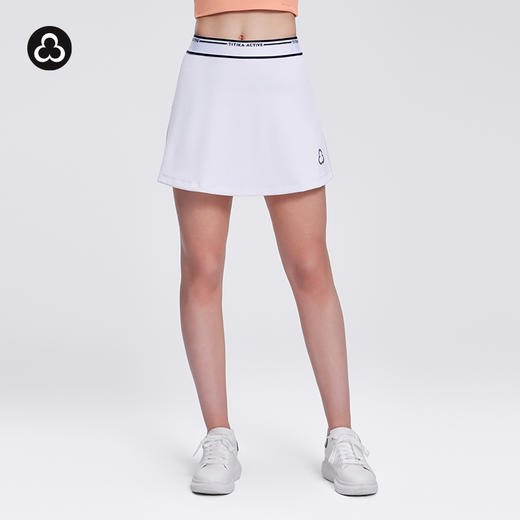 A字网球裙女波形裙摆半身裙弹力透气运动短裙21141 商品图0