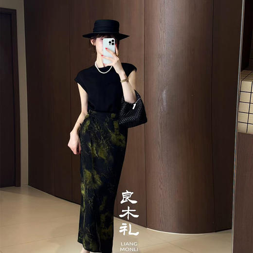 【预售7天】真丝上衣3706&香云纱真丝半裙25042 商品图1