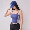 【限时秒】YOGACODE【火树银花系列】新款瑜伽背心带胸垫不跑杯百搭条纹美背吊带背心DWC115161 商品缩略图1