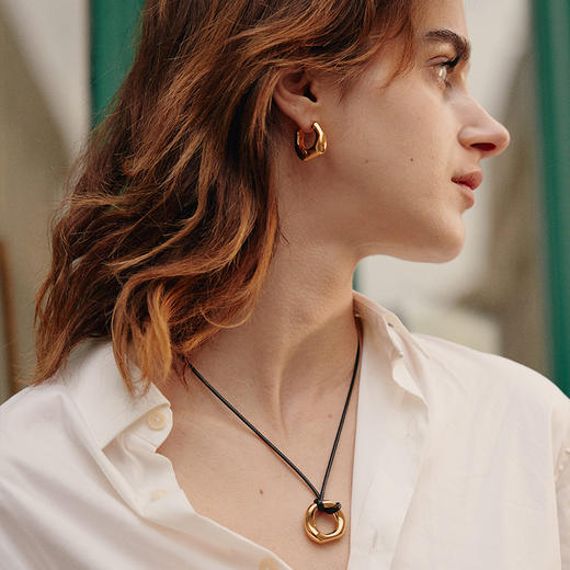 【Lagomist】拿铁系列 | 金/银牛奶耳圈 商品图4