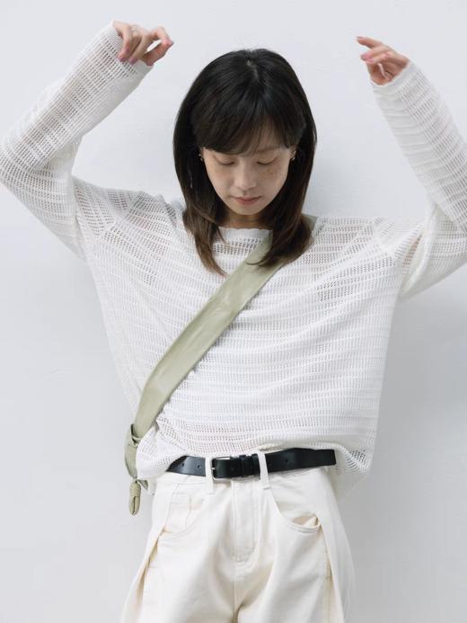 步履不停/5A16089C/女生感套头肌理针织衫 商品图0