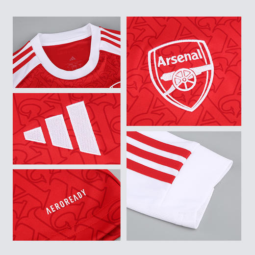 小李子阿迪达斯25/26赛季阿森纳球迷版主场长袖球衣成人男JI9536 商品图3
