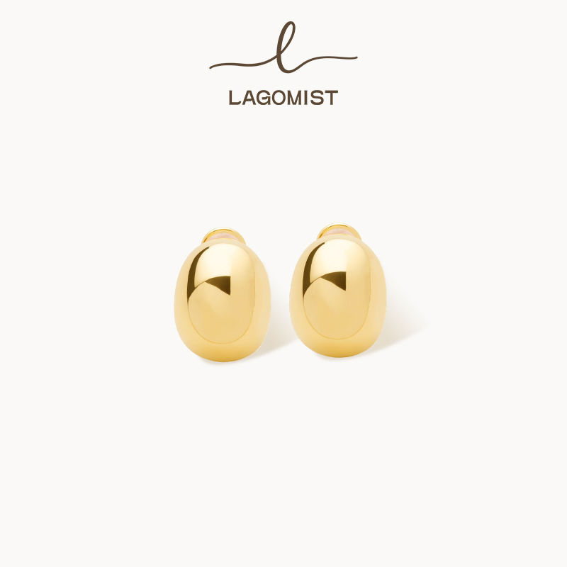 【于文文同款】Lagomist拿铁系列 | 金/银咖啡豆耳钉