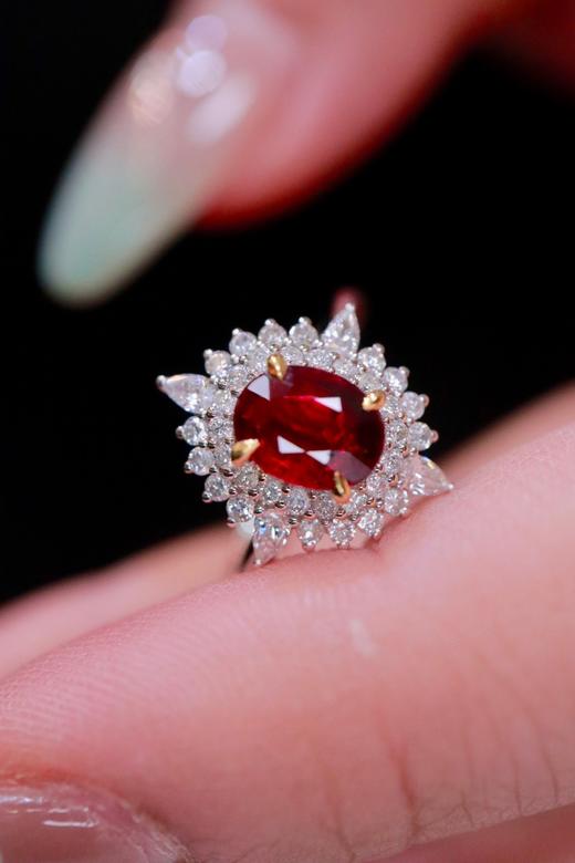 1.03ct刻面红宝石戒指 商品图1