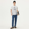 gxg.jeans男装 白色趣味图案时尚潮流宽松圆领短袖T恤男 25夏热卖 商品缩略图3