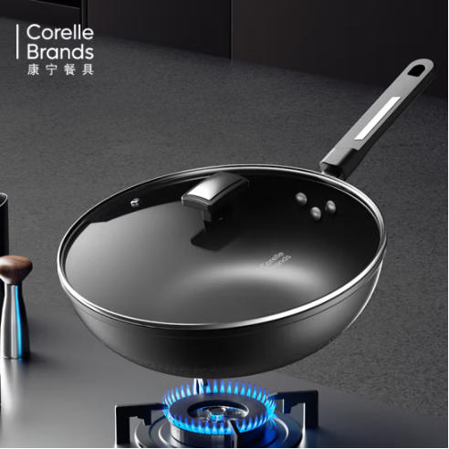 康宁零涂层精铁炒锅 CB-JSG04-SL/KZ 32cm 商品图2