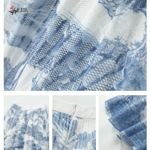 司歌国风印花伞裙大摆裙C911240X 商品图2