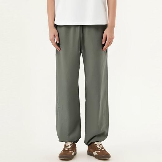 gxg.jeans男装 军绿色简约休闲长裤宽松束脚裤男薄款 25年春热卖 商品图1