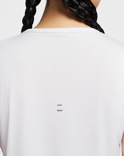 Nike 耐克Tempo Dri-FIT 女子速干短袖跑步上衣HQ0649-100 商品图5