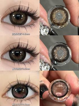 <半年抛大直径>Liliyacon-忧郁星球/波西米亚/复古黑金/桃之夭夭-14.5mm【半年抛 0-1000度 含525/575】