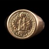 【已售】独角鹿西洋古董 奥地利出品黄金戒托镶嵌玛丽亚·特蕾西亚中古金币戒指 商品缩略图1