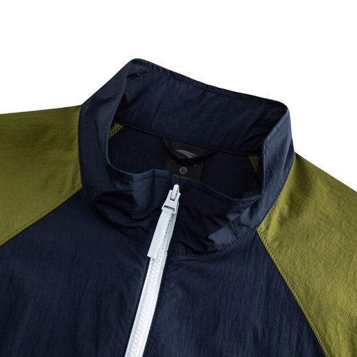 【王一博同款】安踏立领运动外套男撞色拼接防晒服风衣152528607 商品图3