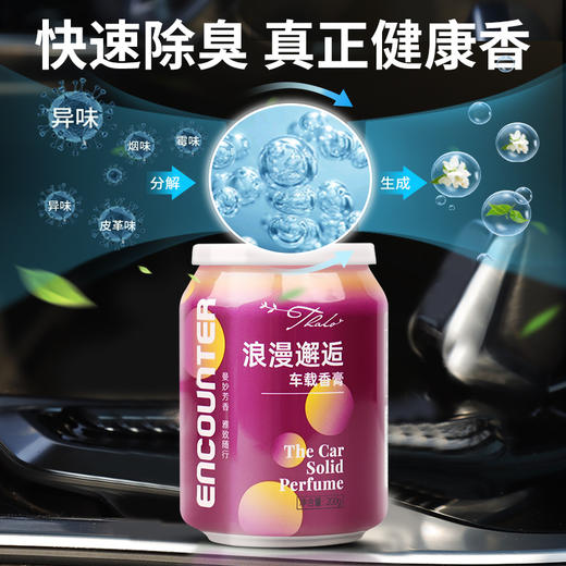 车载香薰车内饰品香膏摆件汽车车用香水除异味除臭高档持久淡香氛 商品图0
