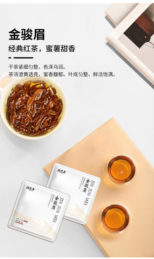 2026新茶混合装独立小泡茶碧螺春毛尖恩施玉露金骏眉各2袋共36g 商品图5