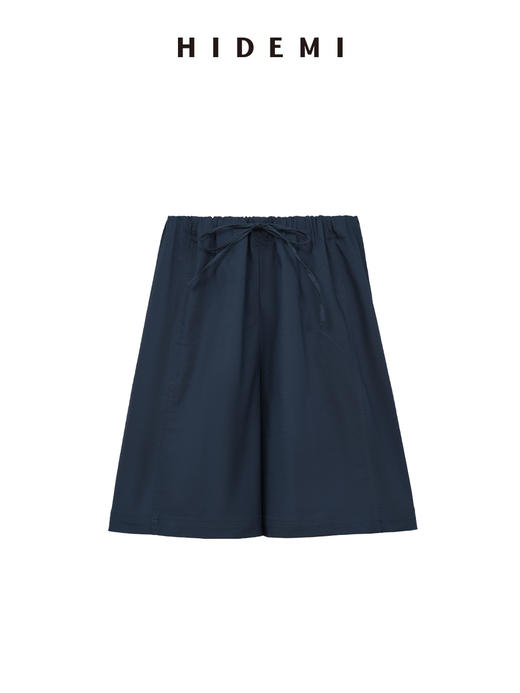 HIDEMI 度假系列极简宽松挺阔可调节橡筋抽绳款时髦中裤 商品图9