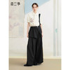 两三事琥珀夜曲2025夏季新款简约黑色可拆屁帘阔腿裤女宽松休闲裤 商品缩略图0