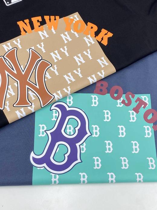 MLB男女情侣虞书欣同款老花纯棉T恤短袖25夏季新款 商品图8