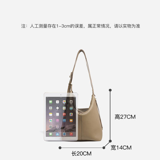 【预售3天】2025新款大容量包女式时尚百搭双肩包通勤女包单肩斜挎包腋下包X9219 商品图3