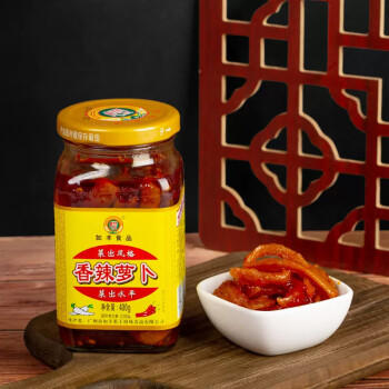 如豐香辣萝卜400g*1瓶 调味品 爽辣香脆萝卜干泡菜下饭菜早餐小菜 /粮油调味 /调味品 /榨菜/酱腌菜 商品图4