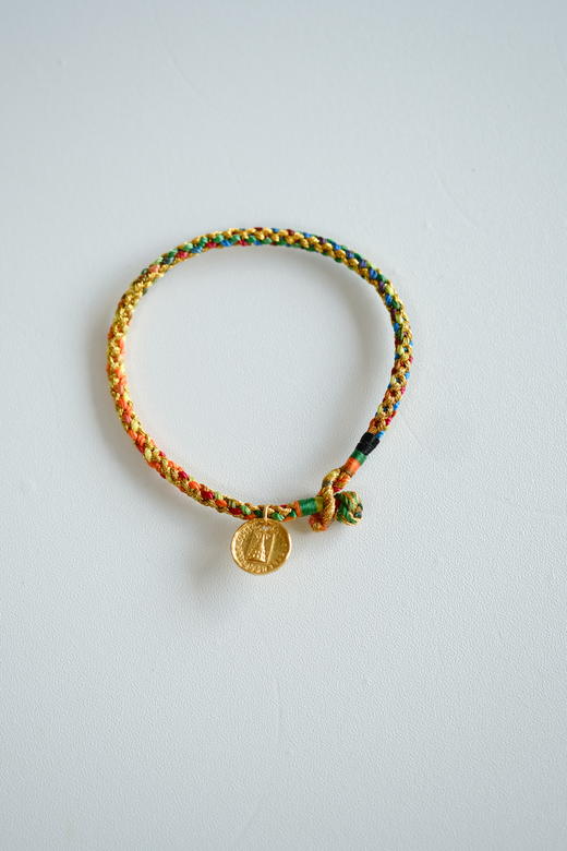 米马杂货 纯手工编制 五彩手机链 925银镀金雷锋塔与粽子 商品图12