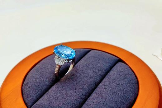 海蓝宝宝石戒指 商品图5