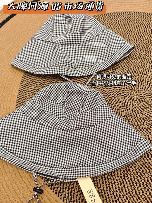高版本❗️终于给我挖到了❗️【千鸟格防晒帽子】原版1：1定制 ‼️宇宙超低价💰49，怒省100多！本年度最佳的帽子，直接焊si在头上•ᴗ• 商品图5