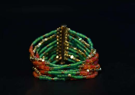 琉璃金珠排扣手链 商品图0