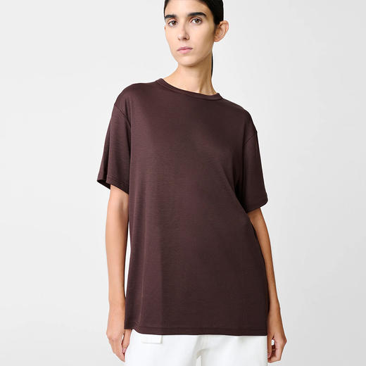 STUDIO NICHOLSON JERSEY - TSHIRT 女式天丝垂坠圆领短袖T恤 商品图2
